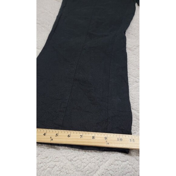 Jaded London Women Black Wide Leg Pants Flat Front‎ Double Button Waist Size W36 - Picture 9 of 10